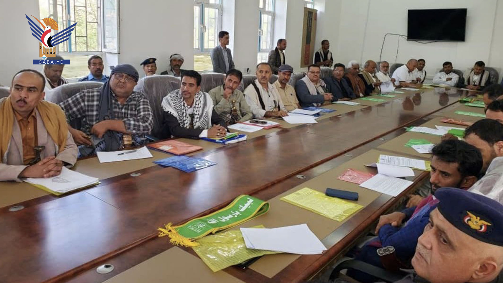 تنفيذي البيضاء يناقش مستوى الأداء وترتيبات الاحتفال بالمولد النبوي