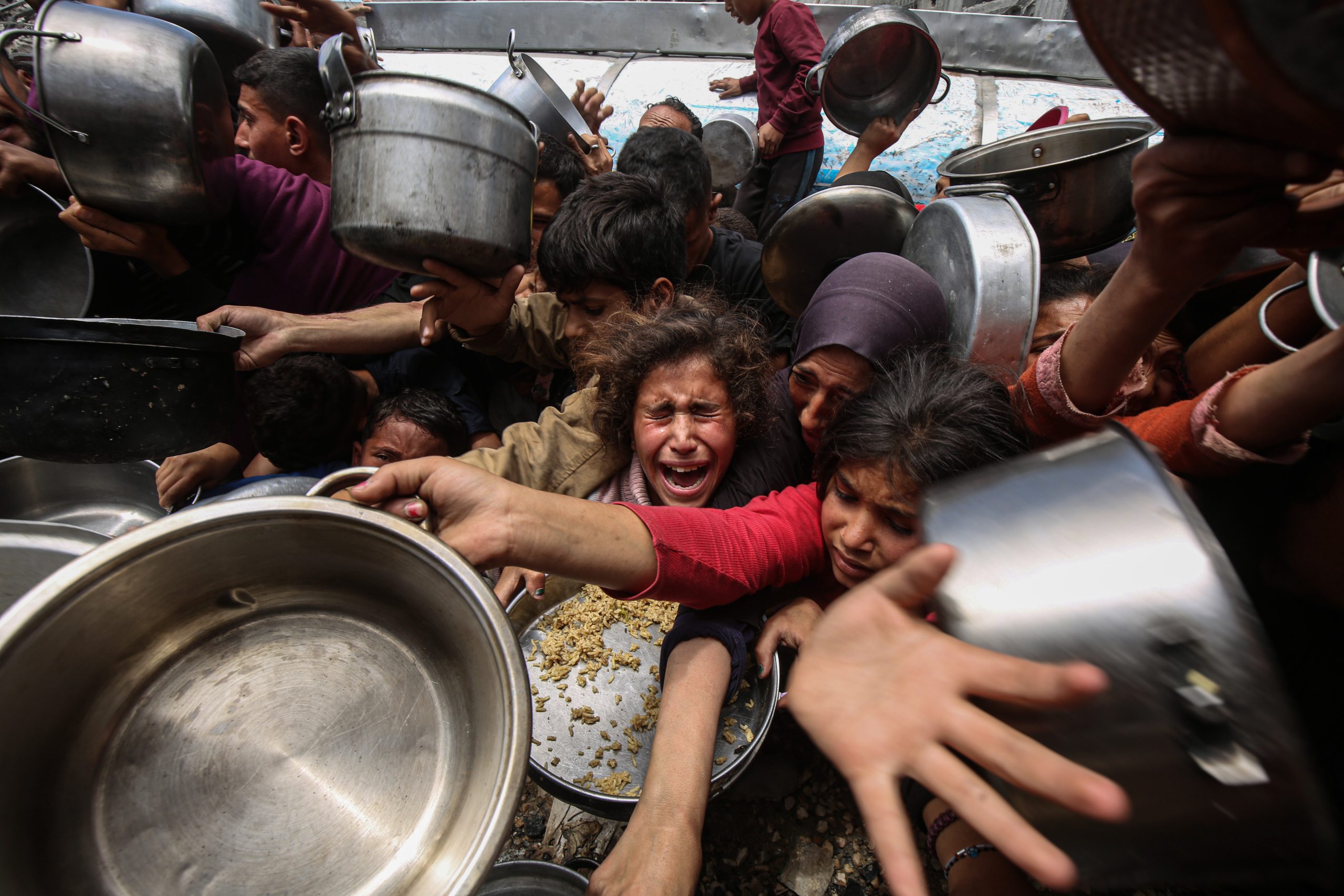 تظاهرة في سراييفو احتجاجا على سياسة التجويع بغزة