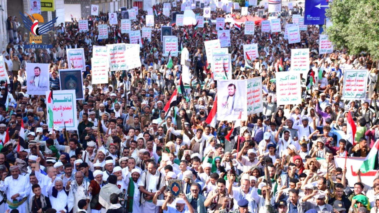 حشود كبيرة في 317 ساحة بالحديدة نصرة لفلسطين وتأكيدا على الجهوزية للجولة القادمة