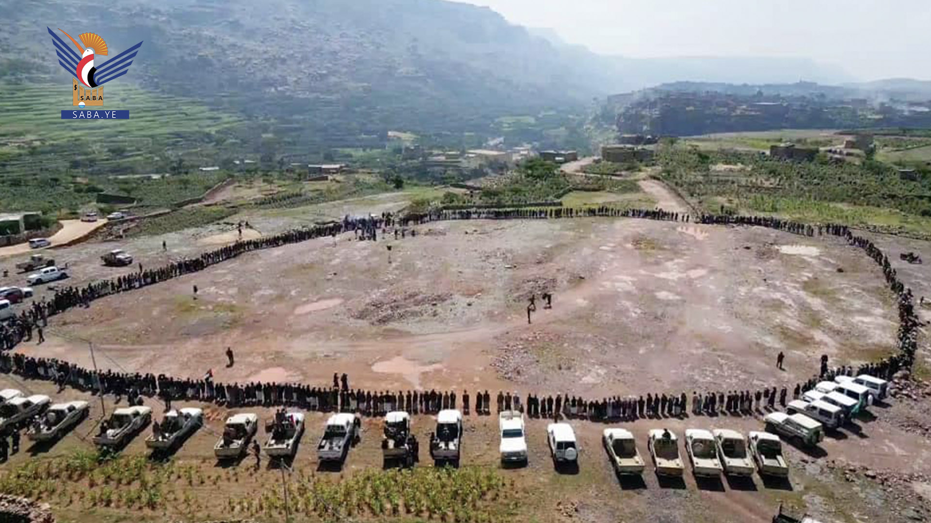 المحويت.. لقاء قبلي مسلح في مديرية الطويلة إعلاناً للنفير العام ونصرة لغزة