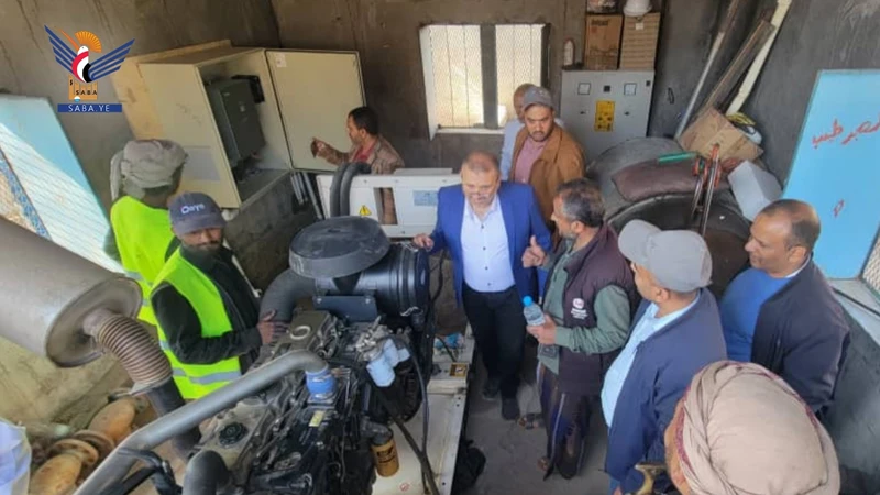  تسليم مشروع مياه "قصل" بمديرية العدين للجنة المستفيدين