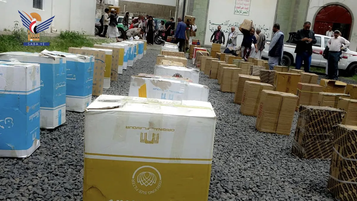 القطاع التربوي بإب يسيّر قافلة "النصر" دعماً لطلاب الساحل الغربي