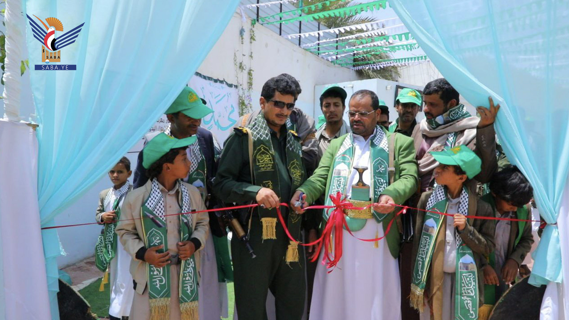 افتتاح معرض الزهراء للمنتجات والمشغولات اليدوية بمديرية سحار في صعدة