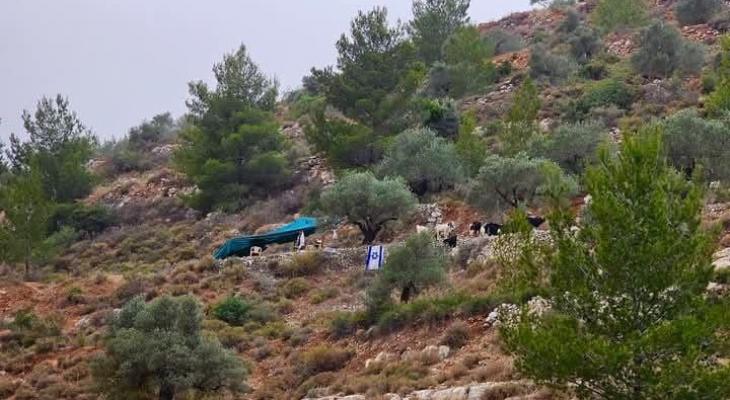 مستوطنون يقيمون بؤرة استيطانية شمال رام الله وتظاهرة استفزازية في الخليل