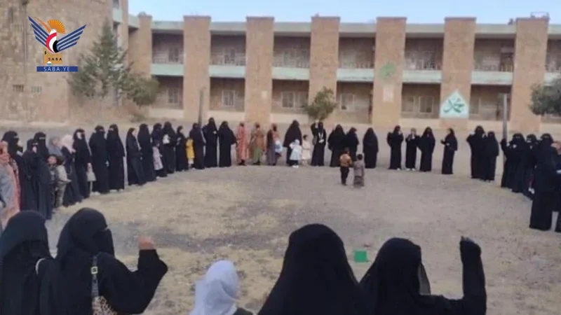 وقفات نسائية بعمران إحياءً للذكرى الثالثة لطوفان الأقصى