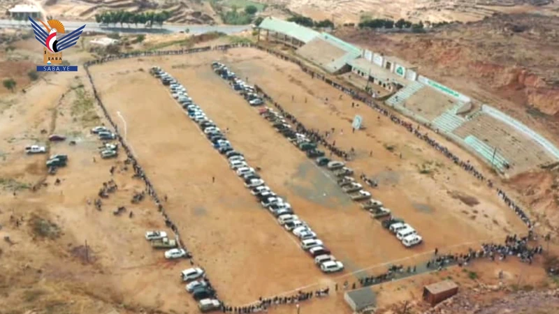 نكف قبلي مسلح لقبائل مدينة وجبل المحويت يُدين الإساءة الأمريكية للقرآن الكريم