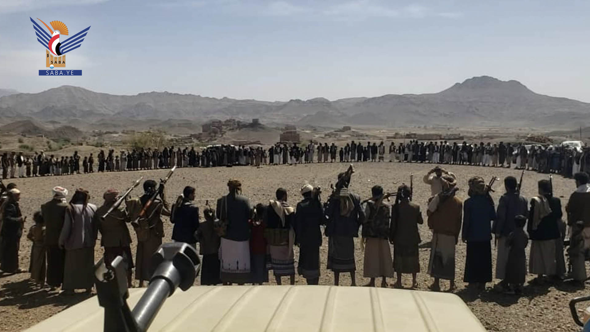 مسيرات راجلة ووقفات حاشدة بمحافظة صنعاء دعما لغزة والبراءة من الخونة