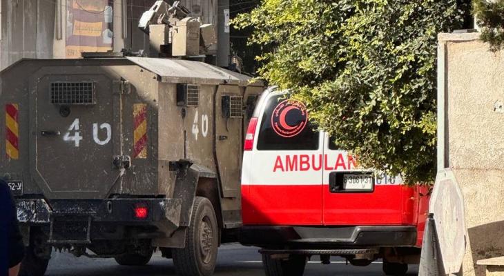 إصابة شاب فلسطيني برصاص العدو شمال رام الله