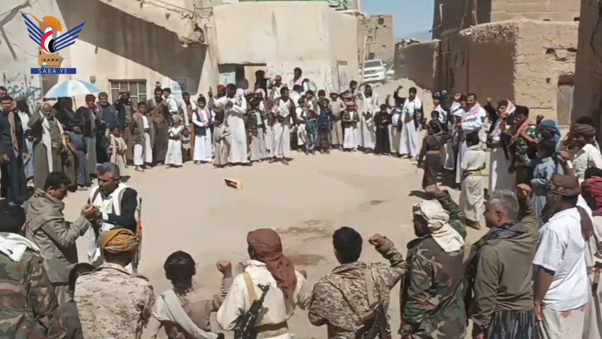 وقفات بالجوف تضامنًا مع فلسطين ورفضاً لتصنيف أنصار الله منظمة إرهابية