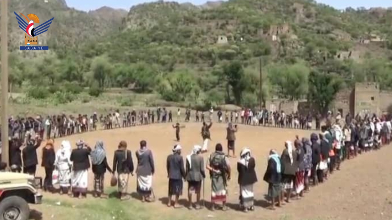 وقفات ولقاءات قبلية بتعز تؤكد ثبات الموقف اليمني المساند لغزة