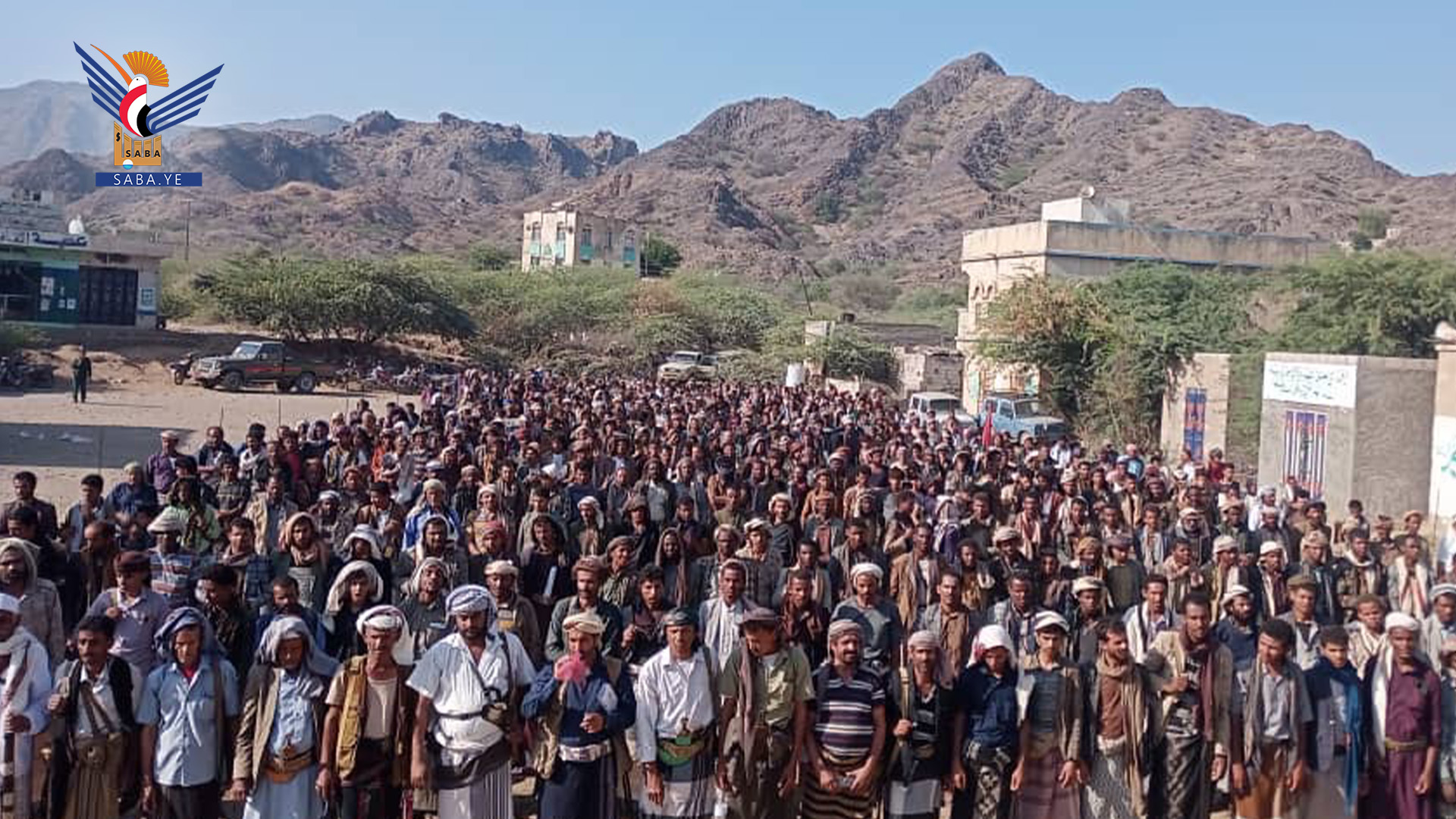 تعز تشهد مسيرات في 33 ساحة تحت شعار "جهاداً في سبيل الله ونصرة لغزة .. سنواجه كل الطواغيت"