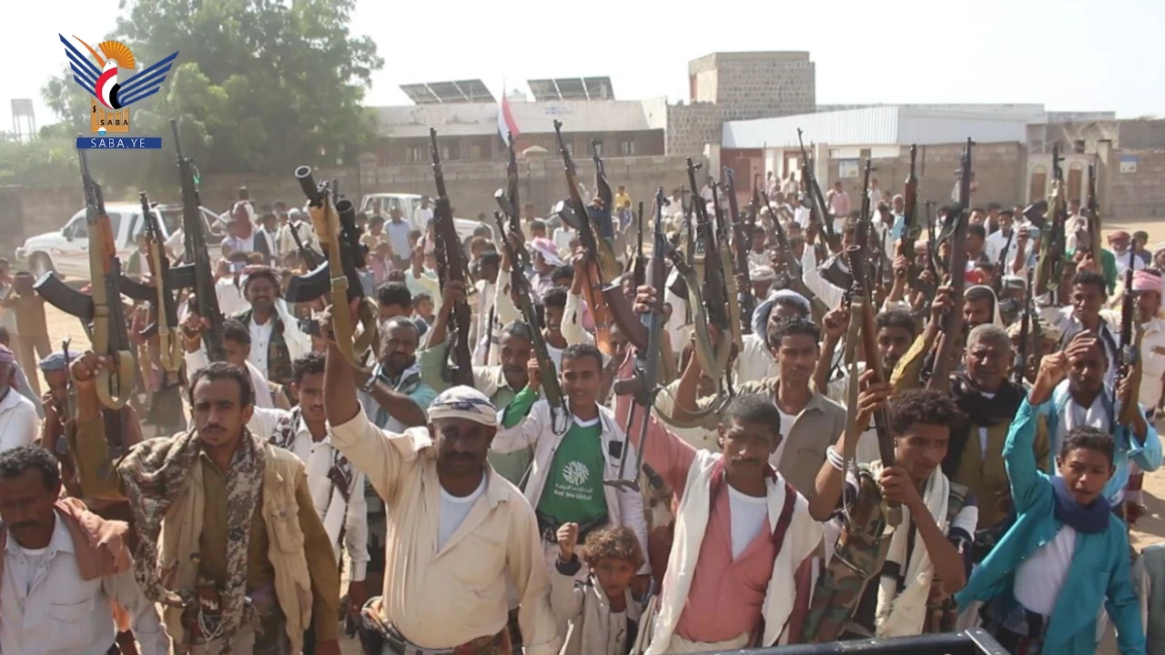 الحديدة.. وقفة لقبائل المجاملة ببيت الفقيه لاعلان الجهوزية والاستعداد لمواجهة العدو