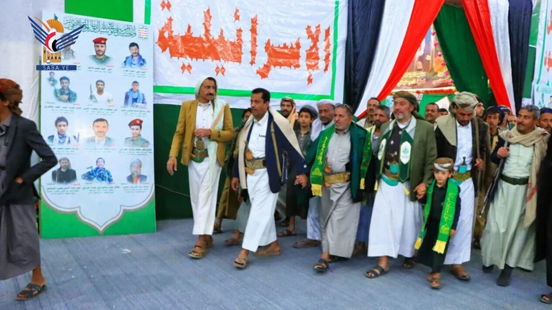 افتتاح معرض صور الشهداء وزيارة روضة رجام بمديرية بني حشيش