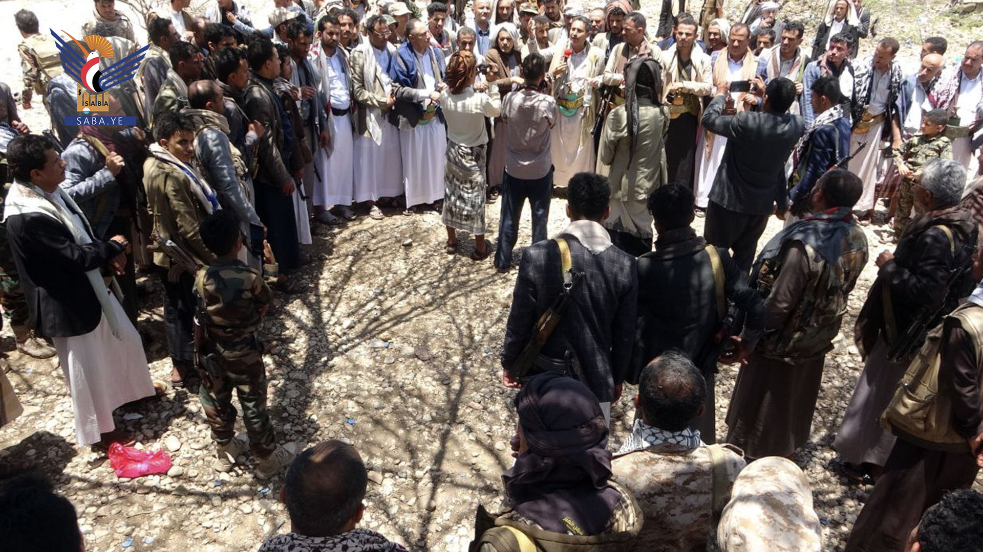 ​زيارة عيدية للمرابطين في جبهة كرش بمحافظة لحج