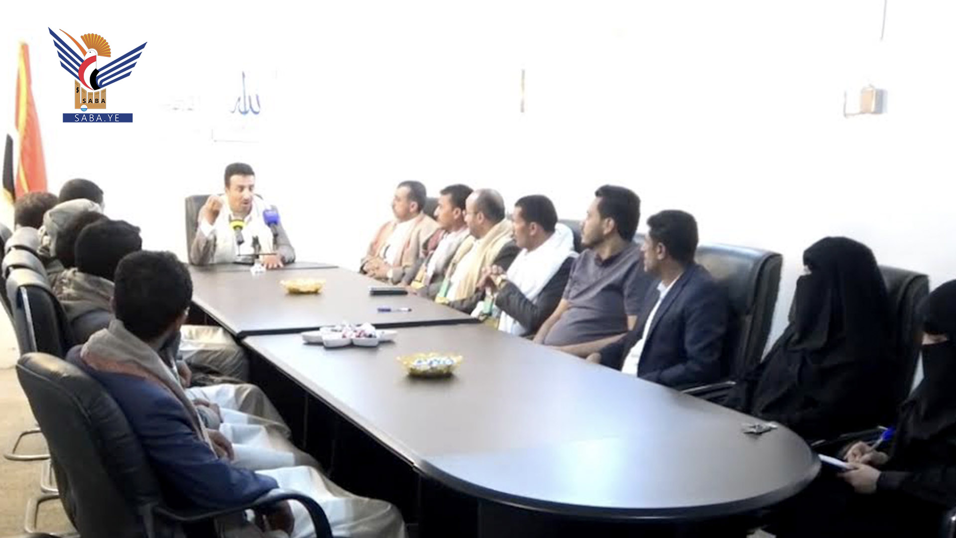 مناقشة الوضع الصحي بمحافظة مأرب مناقشة الوضع الصحي بمحافظة مأرب