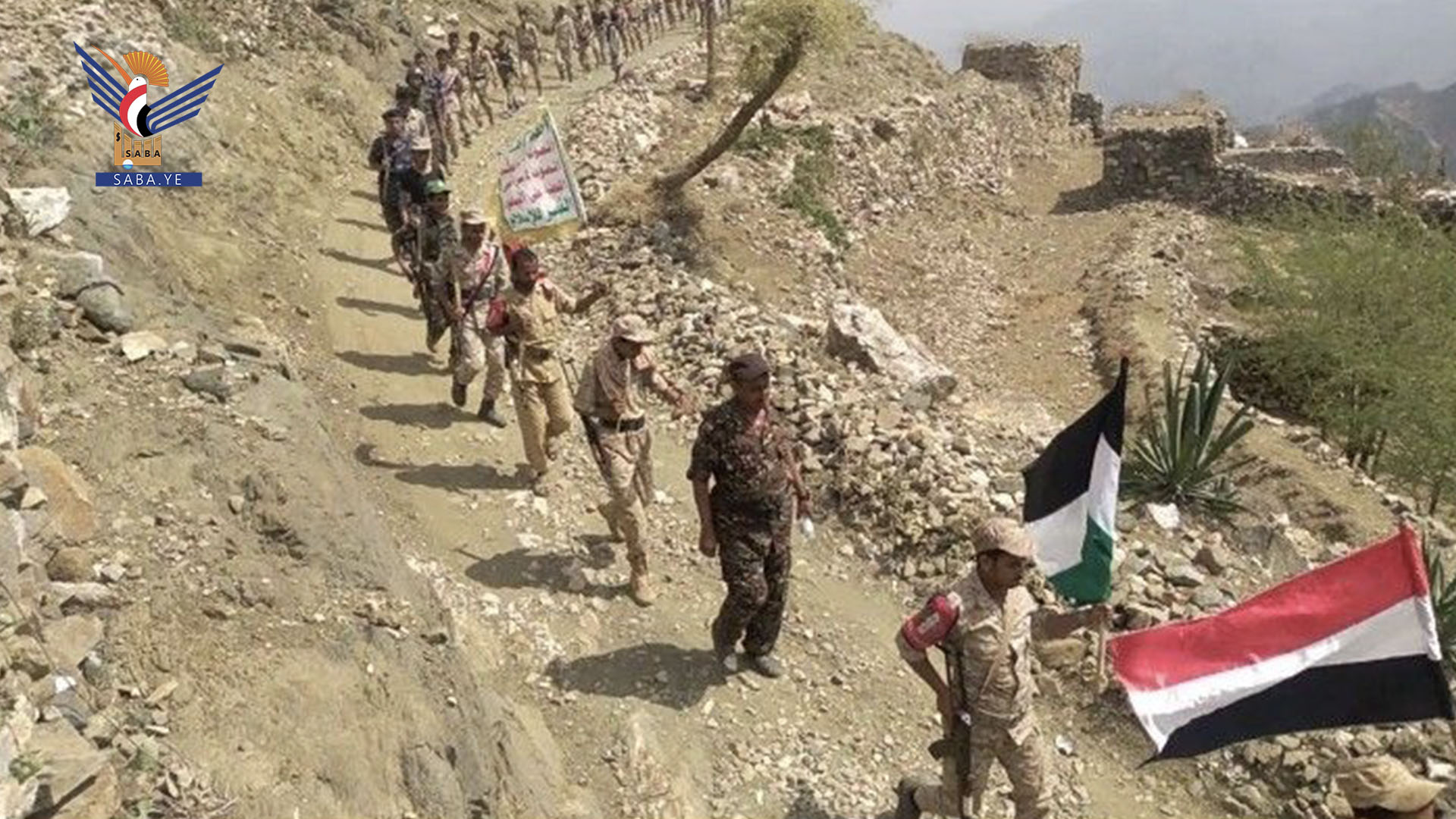 عرض ومسير لعدد من خريجي طوفان الأقصى في وشحة بحجة