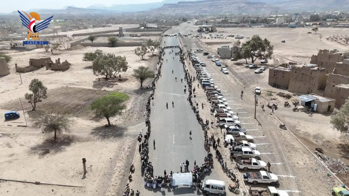 وقفة وقافلة عنب من بني الحارث للمرابطين في الجبهات
