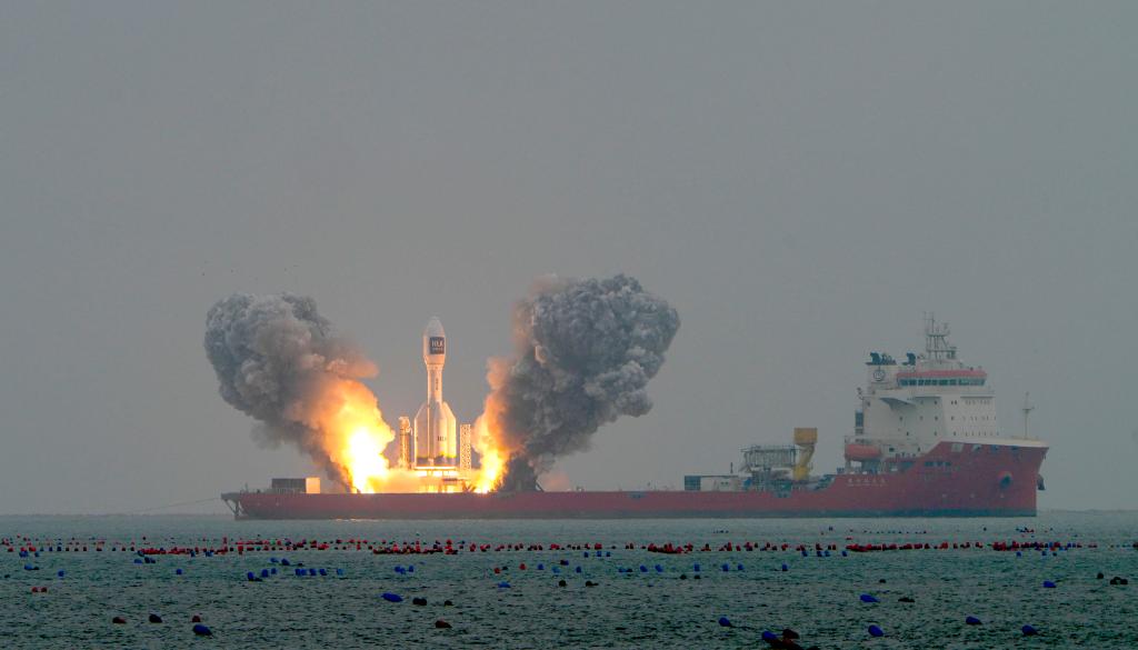 الصين ترسل 3 أقمار صناعية على متن الصاروخ "غرافيتي-1"