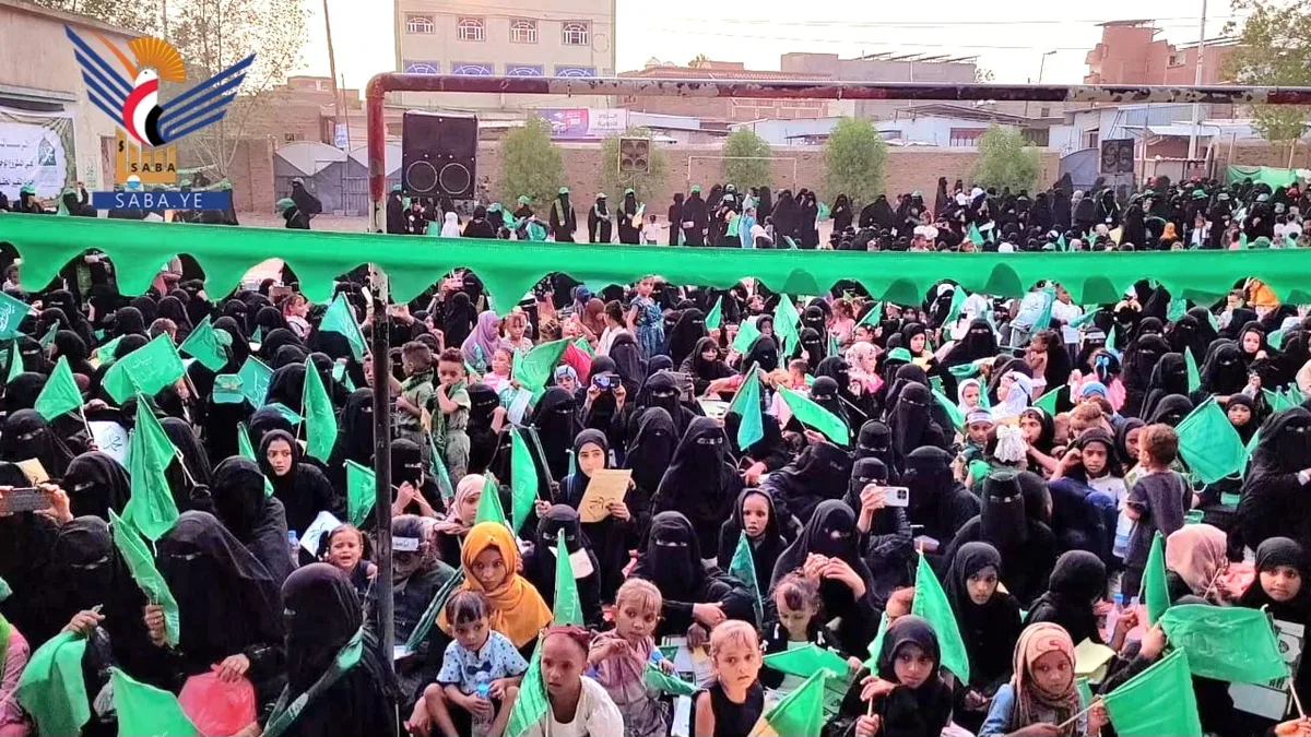  فعالية نسائية حاشدة بمديريات المربع الجنوبي بالحديدة احتفاء بالمولد النبوي
