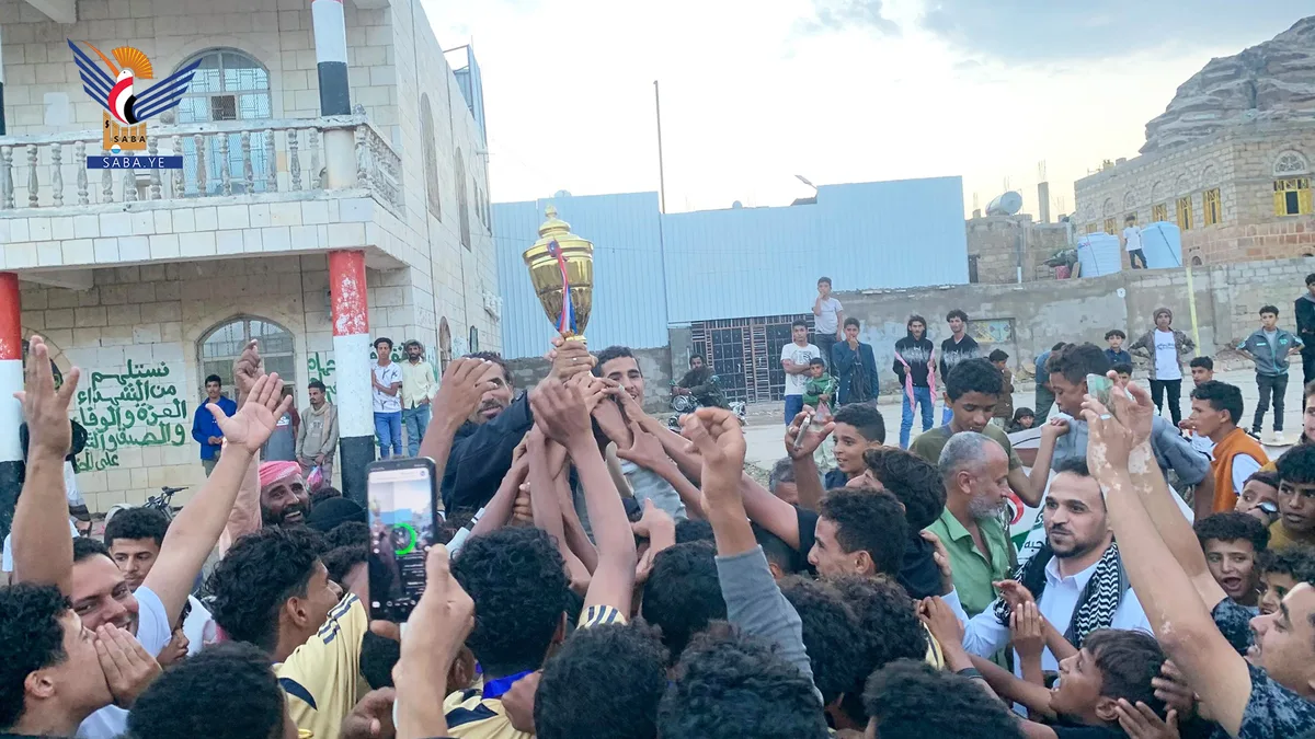اختتام دوري كأس المولد النبوي لكرة القدم بمديرية جبن في الضالع