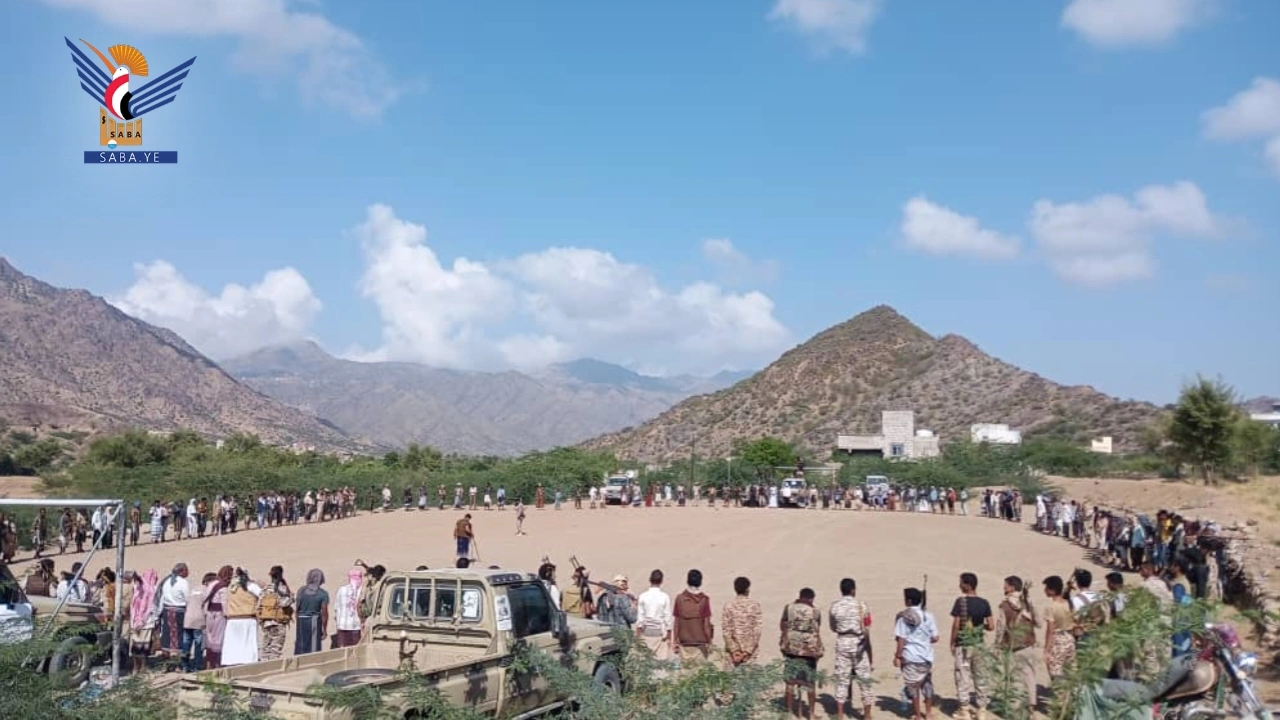 لقاءان قبليان في مديرية الصلو ومربع شمير بمقبنة في تعز وفاءً للشهداء وإعلانا للجهوزية