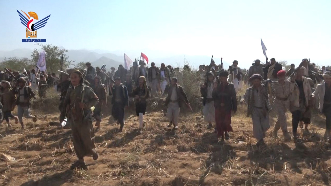 إب.. قبائل القفر والمخادر وحبيش تعلن النفير العام والجهوزية وفاءً لتضحيات الشهداء