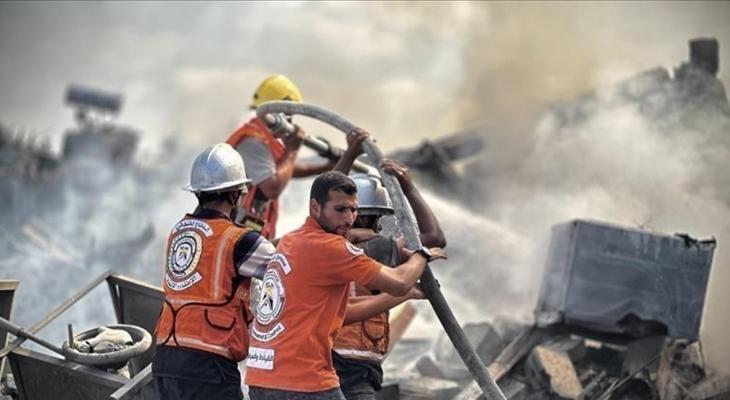 الدفاع المدني: إصابة خمسة فلسطينيين إثر استهداف صهيوني بمدينة غزة 
