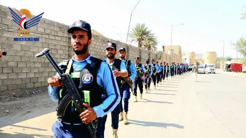 مسير راجل لشرطة مرور صعدة تأكيداً على الجاهزية
