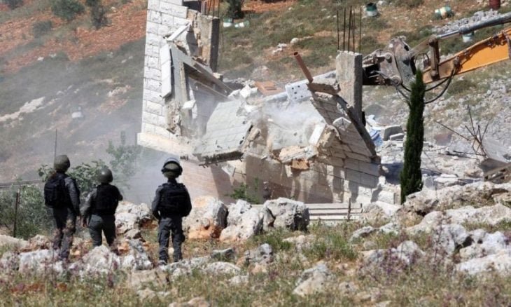 فرنسا تدين هدم الكيان الإسرائيلي مدرسة قيد الإنشاء بالضفة الغربية