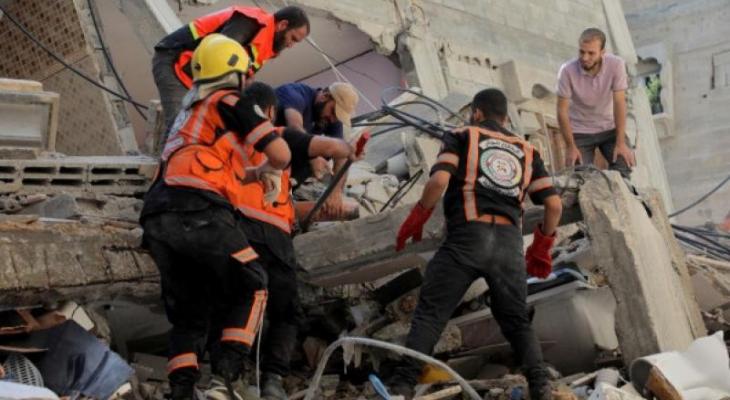 الدفاع المدني بغزة ينفذ 40 مهمة خلال الـ24 ساعة الماضية