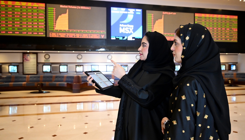 انخفاض مؤشر بورصة مسقط 0.41 %