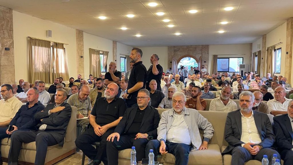 مهرجان حاشد في شمال لبنان إحياءً لذكرى استشهاد السيدين نصرالله وصفي الدين