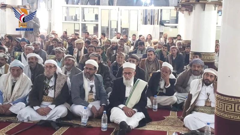  لقاء علمائي بعمران تنديدًا بالإساءة الأمريكية للقرآن الكريم وإسناد فلسطين