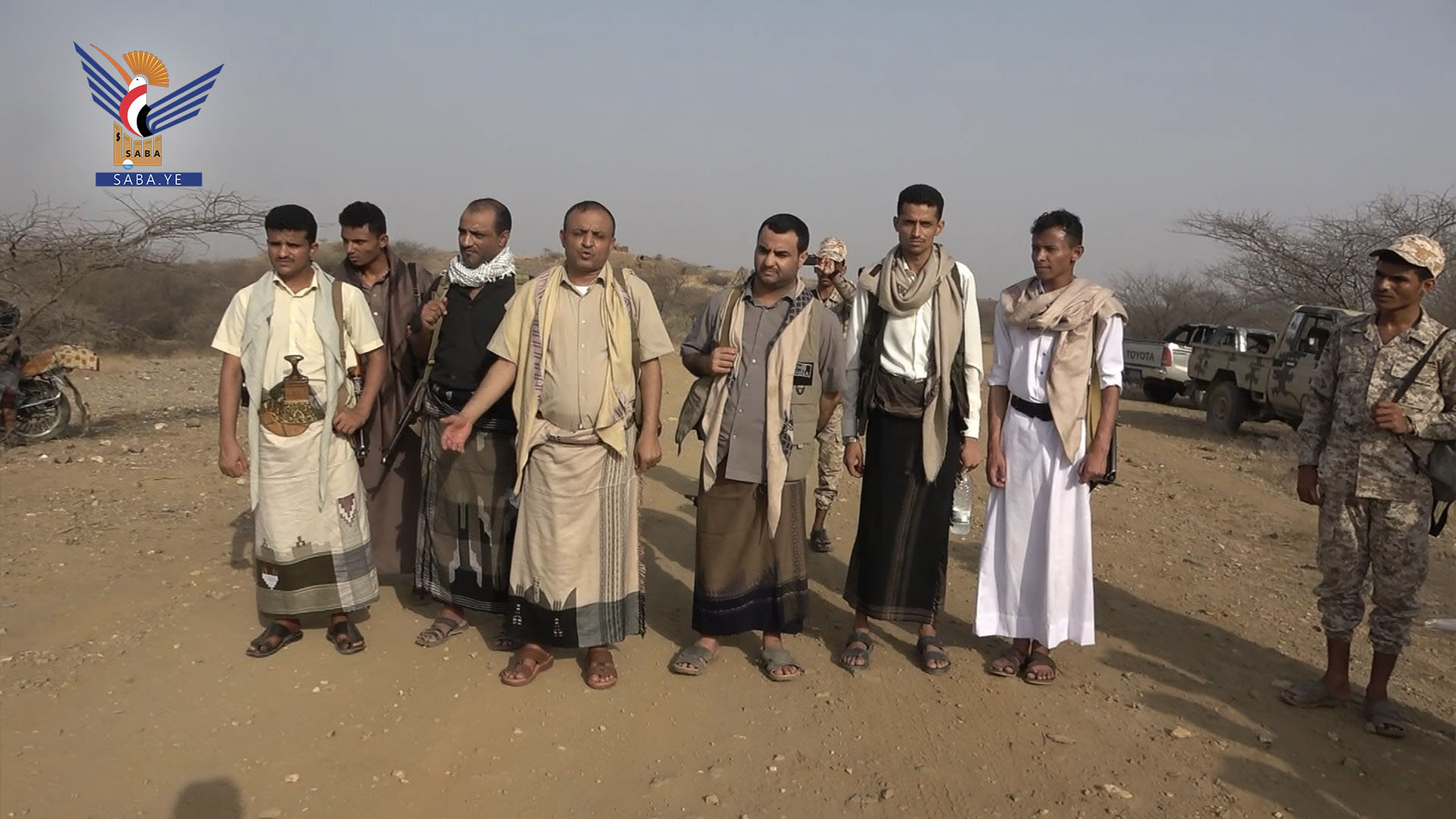 تفقد أحوال المرابطين في جبهة بني حسن في محافظة حجة 