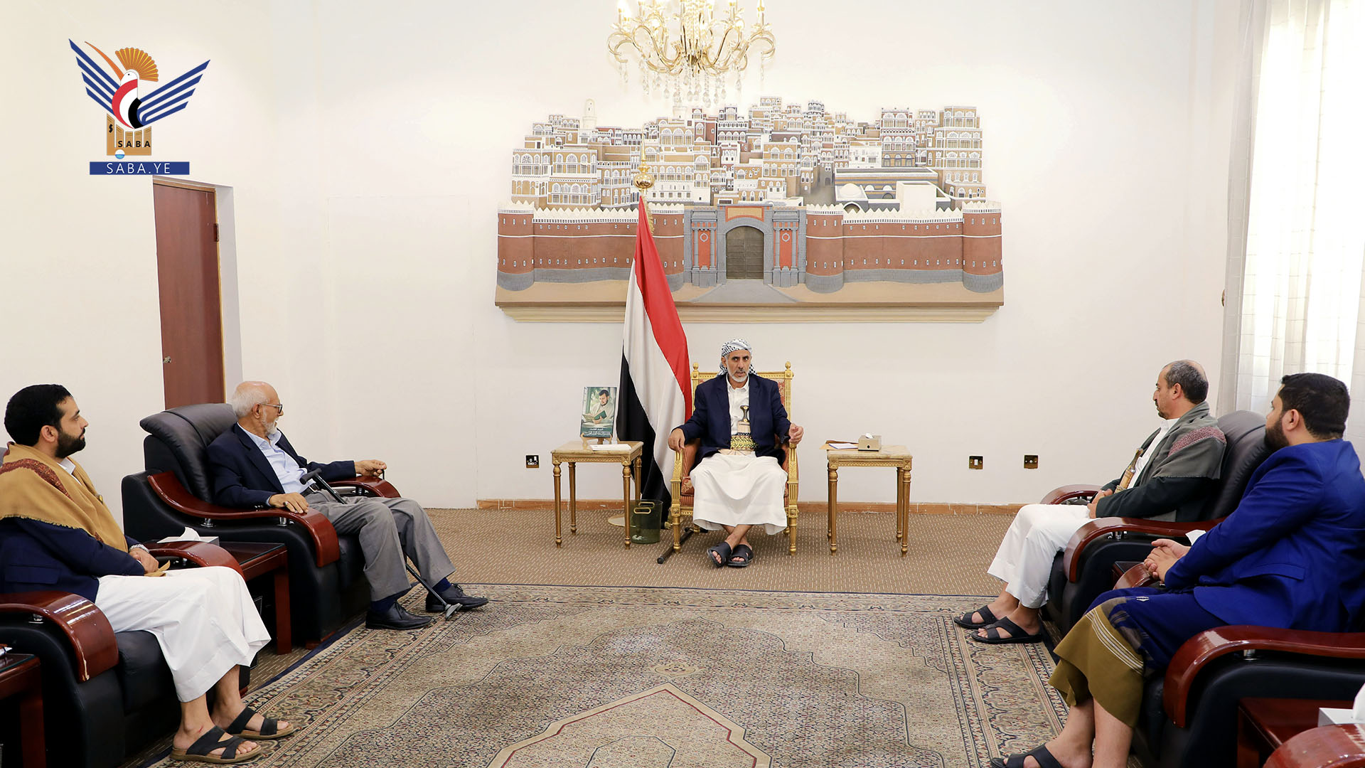 مفتاح يلتقي المستشار حجر ونائب وزير الخارجية ابو راس