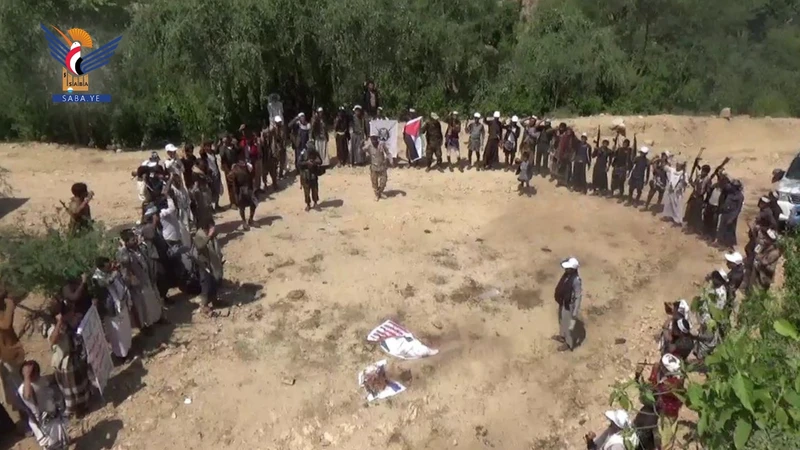 تطبيق قتالي ومسير لخريجي دفعة الشهيد الغماري بمديرية شدا في صعدة