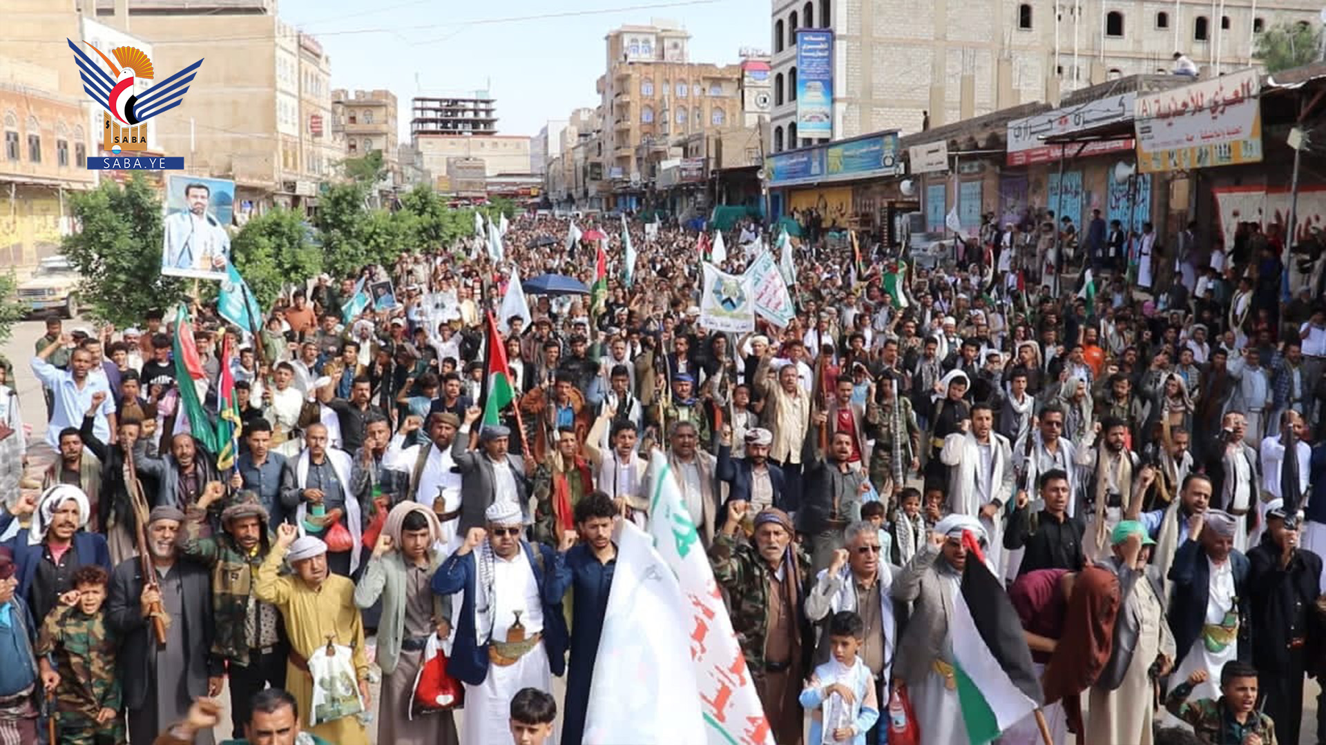 مسيرات حاشدة في الضالع إسنادا لغزة وتأكيدا على الجهوزية لمواجهة المؤامرات