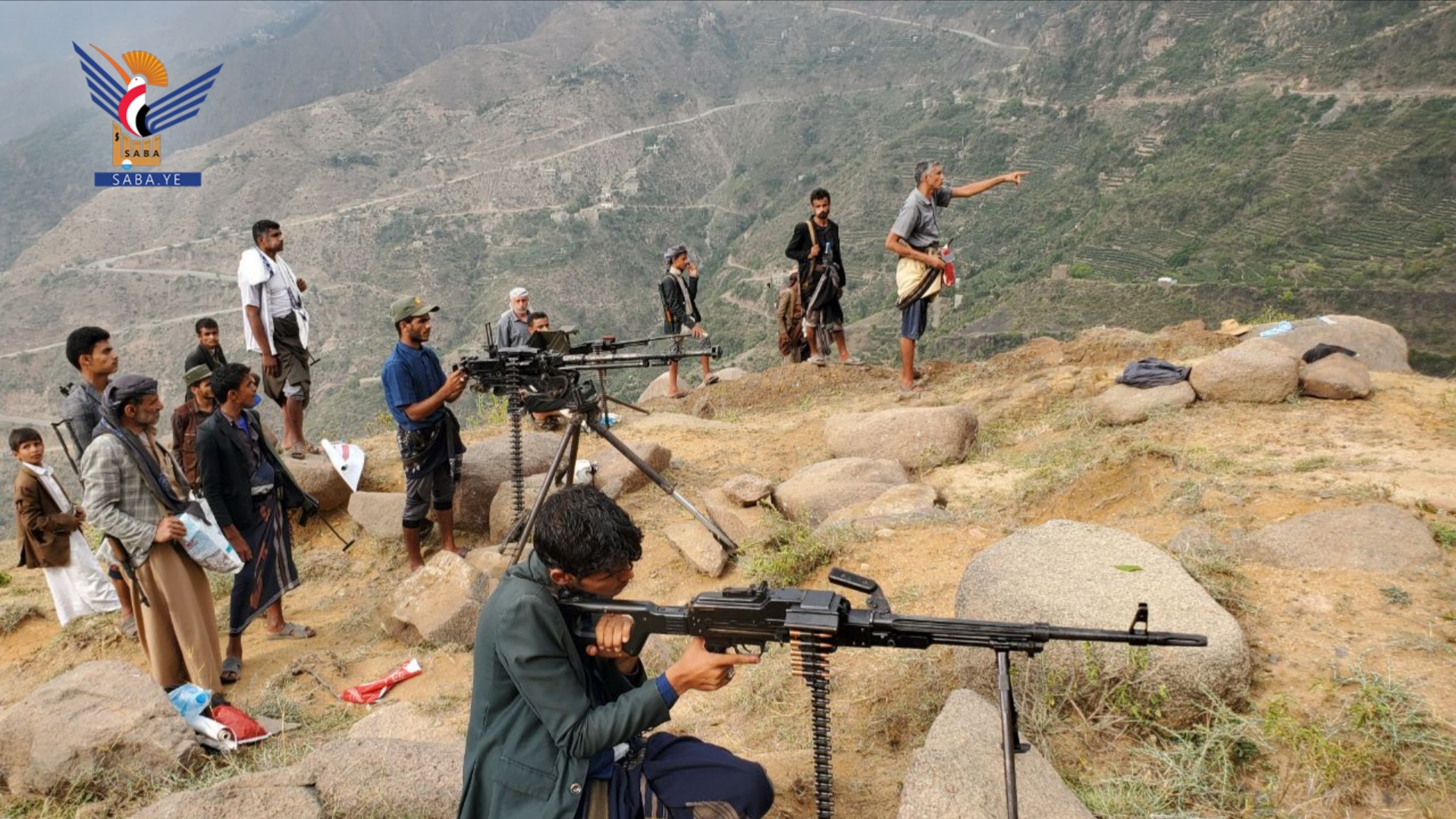 حجة .. مناورة وتطبيق قتالي لقوات التعبئة في المحابشة