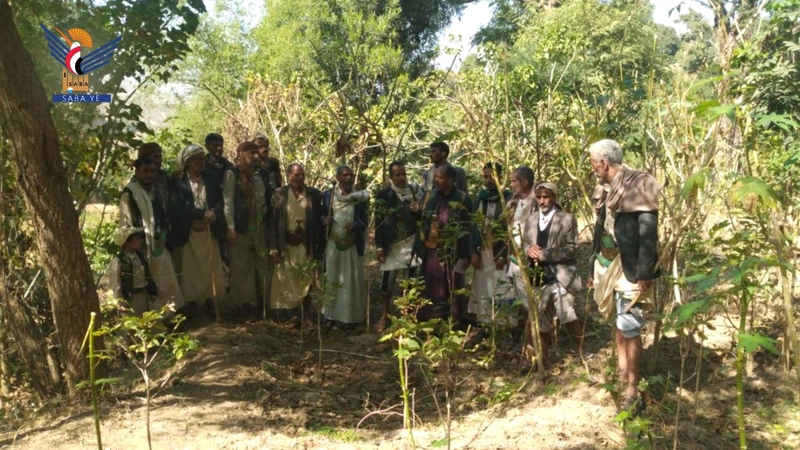 جمعية الرجم تشكل فريق ميداني لتسويق محصول البن