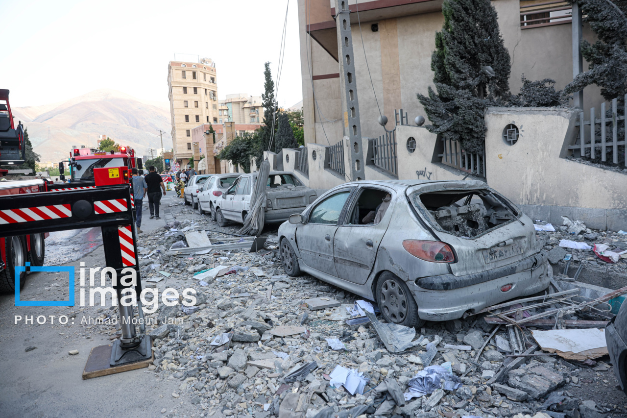 استشهاد عدد من المدنيين الإيرانيين في هجوم الكيان الصهيوني