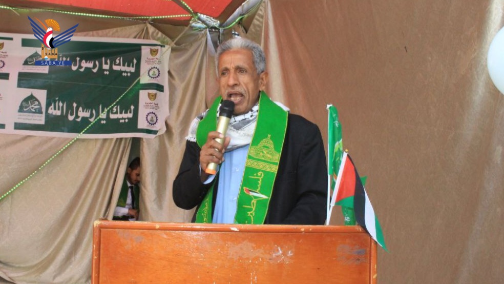 فعالية خطابية بكلية الجزيرة بصنعاء بذكرى المولد النبوي وثورة الـ 21 من سبتمبر