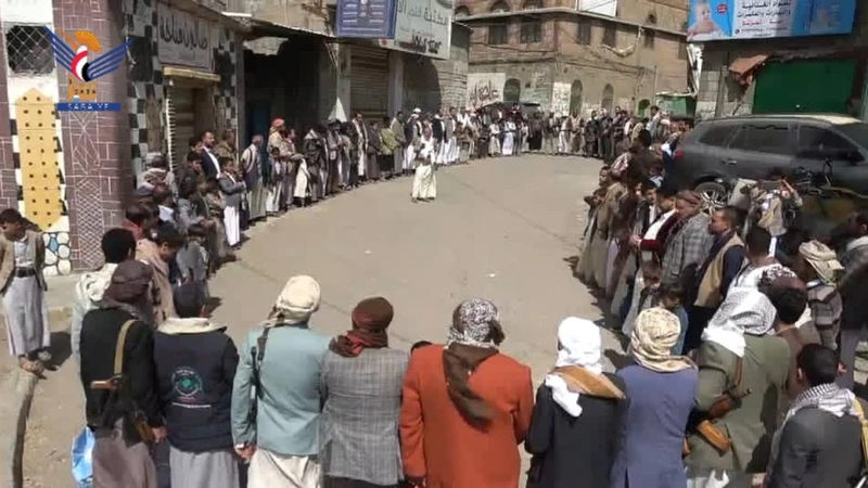 أبناء محافظة صنعاء يؤكدون استمرار التعبئة في مواجهة الأعداء والوفاء لدماء الشهداء