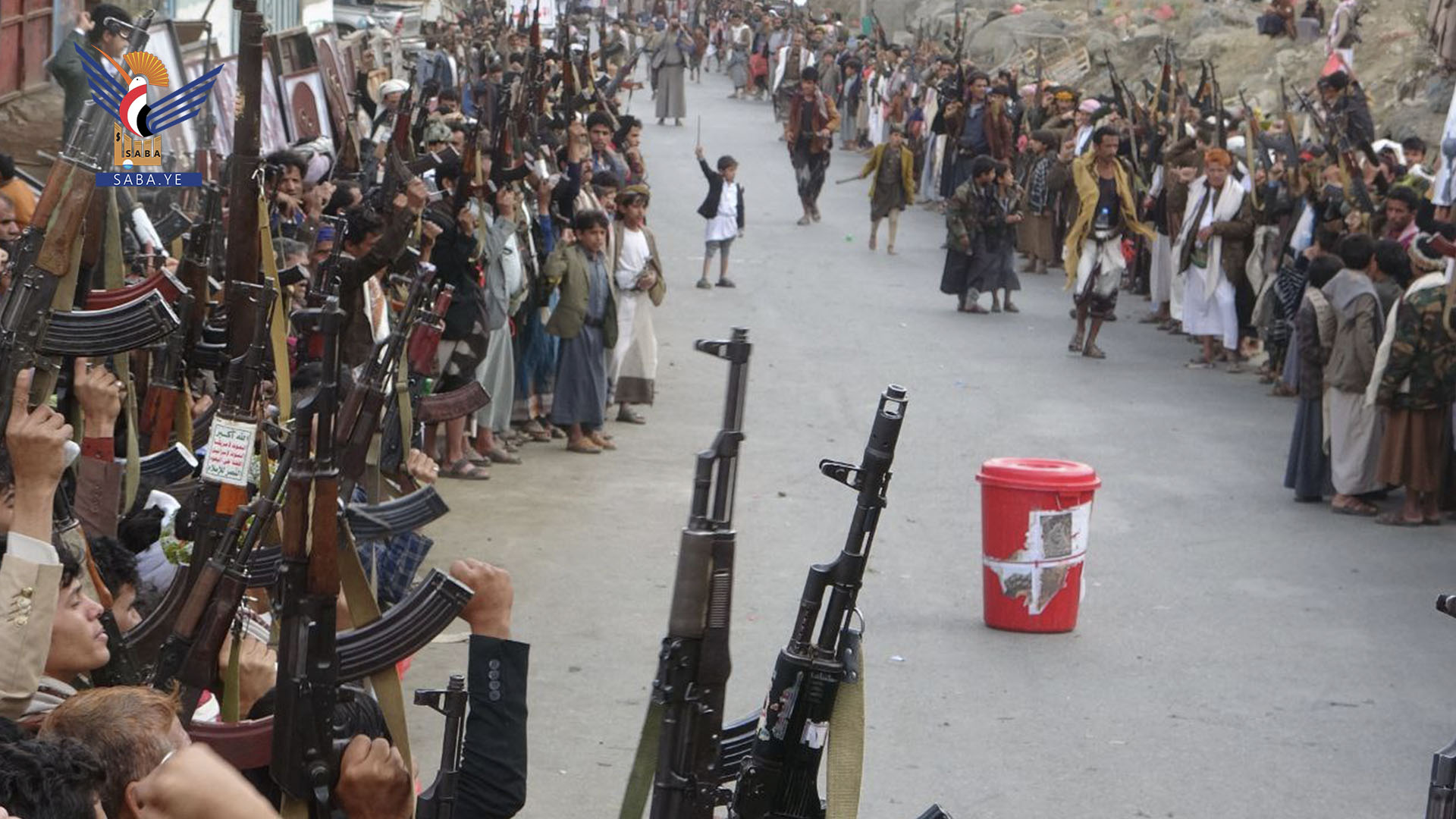 وقفتان في مديرية منبه بصعدة إعلاناً للجهوزية لأي تصعيد