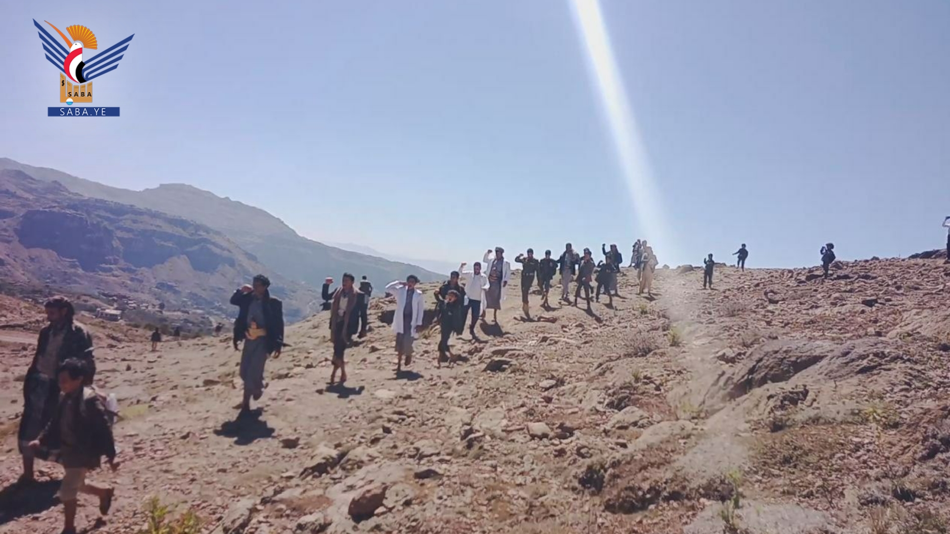 مسير ووقفة لخريجي الإسعافات في الحيمة الداخلية بمحافظة صنعاء