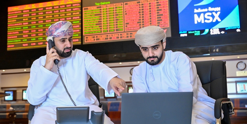 ارتفاع مؤشر بورصة مسقط بنسبة 66.8 بالمائة بنهاية يونيو 2026
