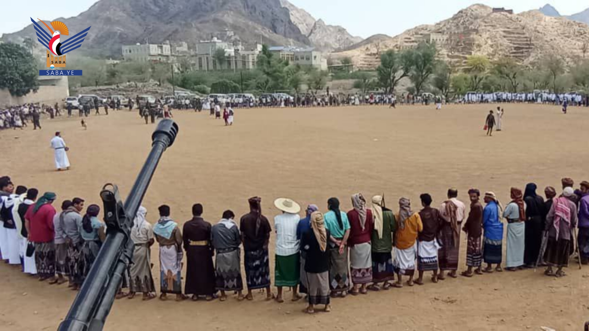 وقفة لقبائل وصاب السافل بذمار إعلانًا للنفير العام والجهوزية لمواجهة العدو