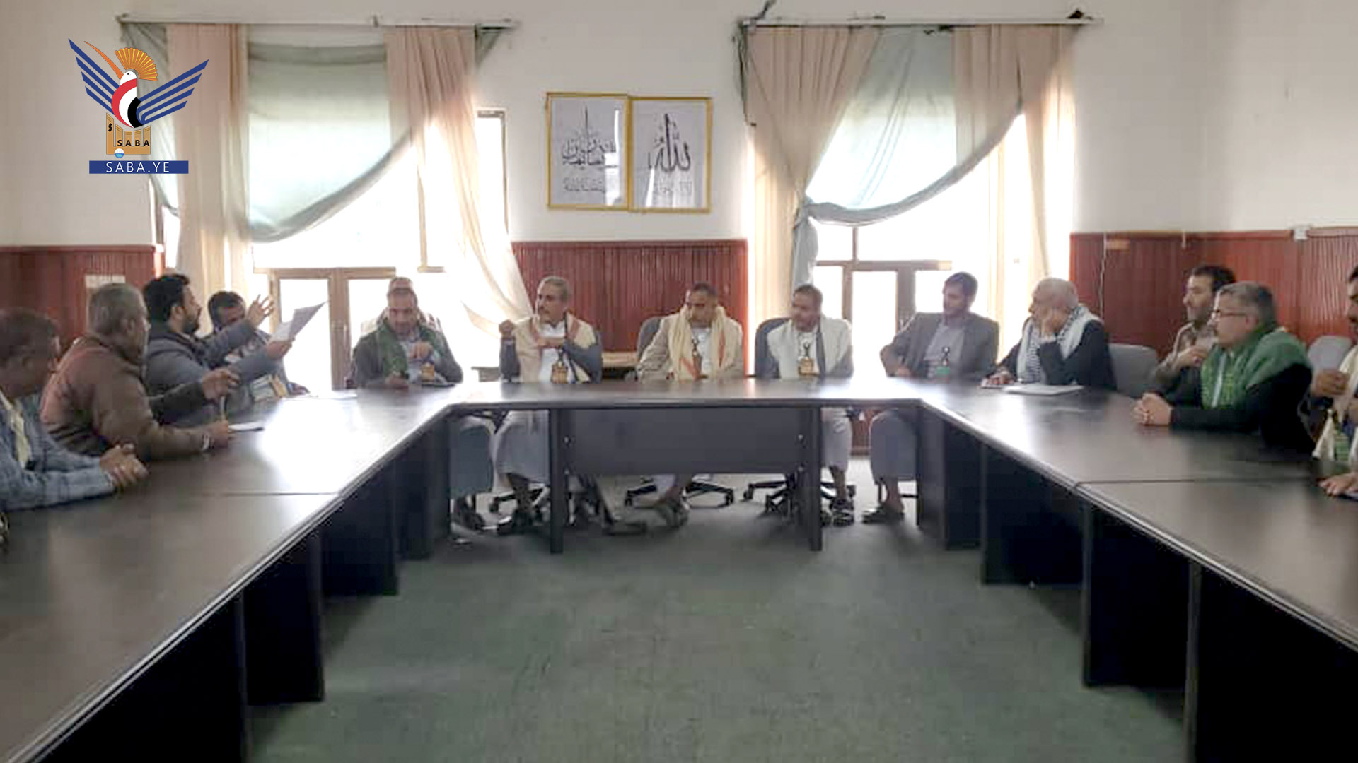 مناقشة مهام وخطة الحشد للفعالية المركزية للمولد النبوي في محافظة المحويت