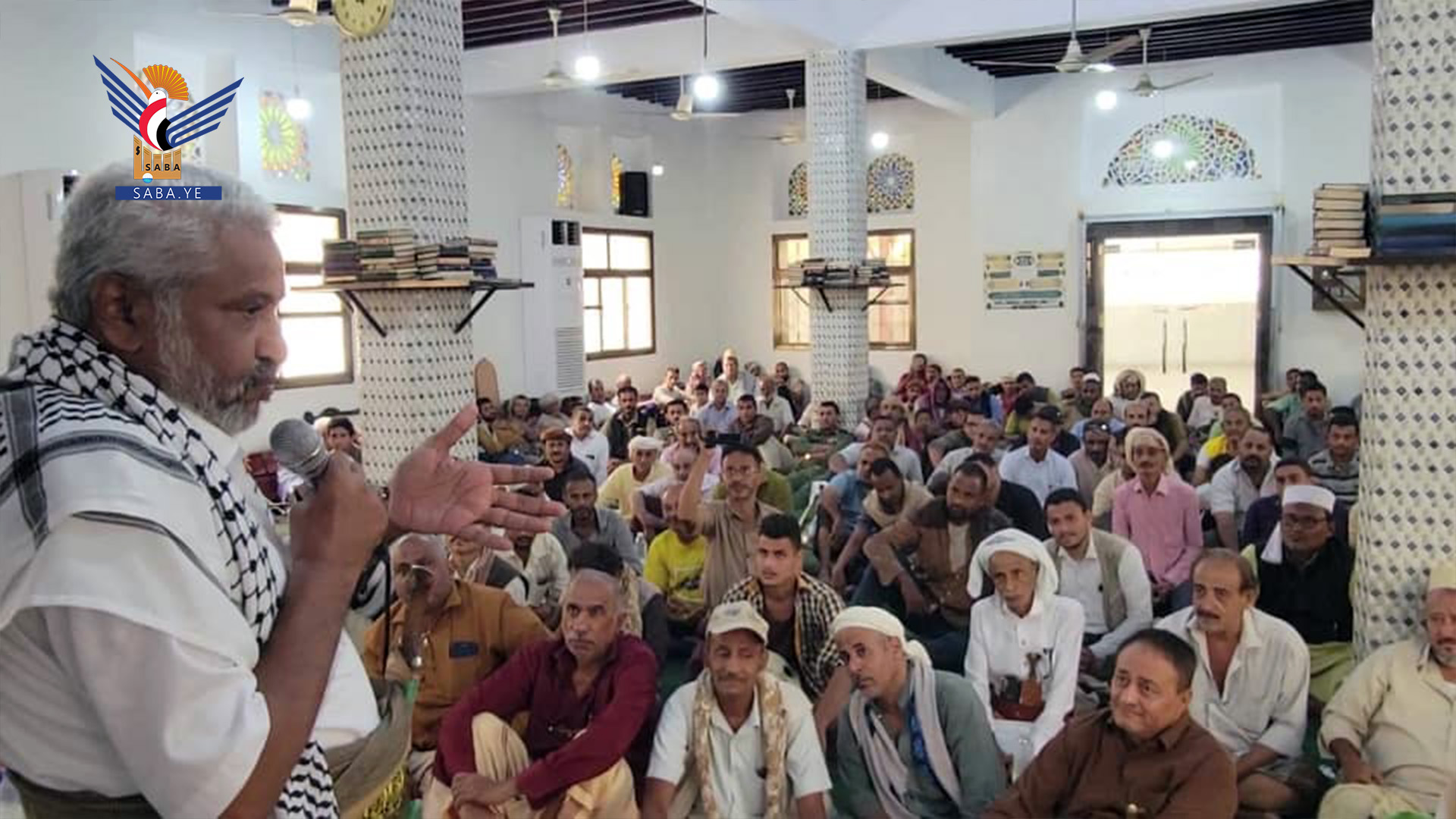 لقاء تشاوري ووقفة بمديرية الميناء بالحديدة لتعزيز مسار التعبئة دفاعا عن الوطن ونصرة لفلسطين