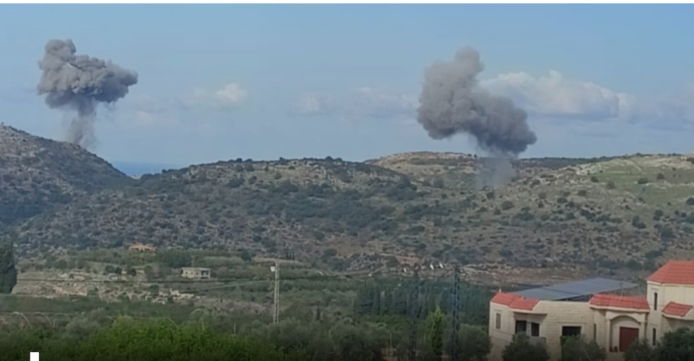 طيران العدو الإسرائيلي يشن سلسلة غارات على جنوب لبنان