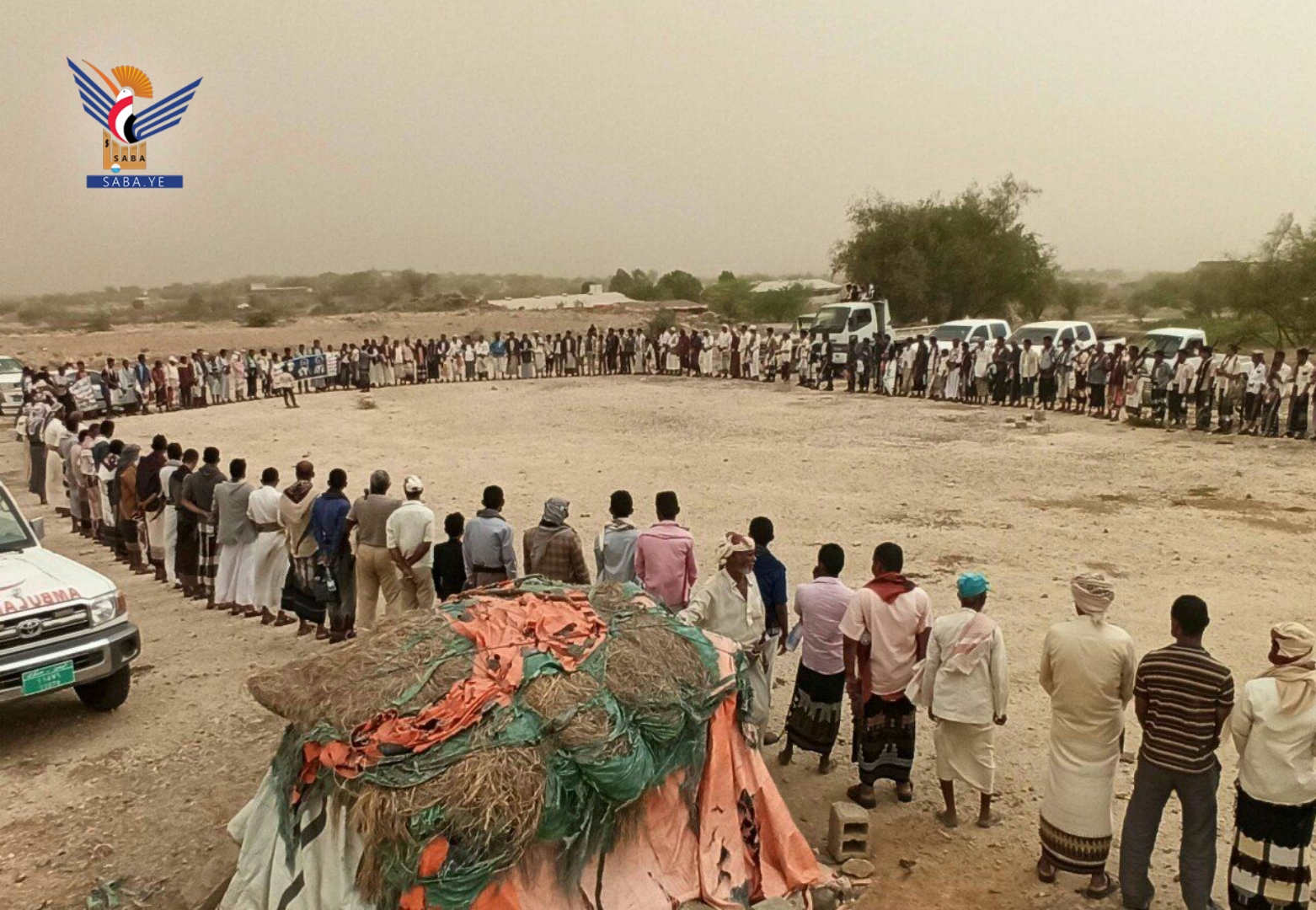  وقفات في محافظة حجة تبارك إنجاز الأجهزة الأمنية